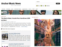 Tablet Screenshot of anchormusicnews.com